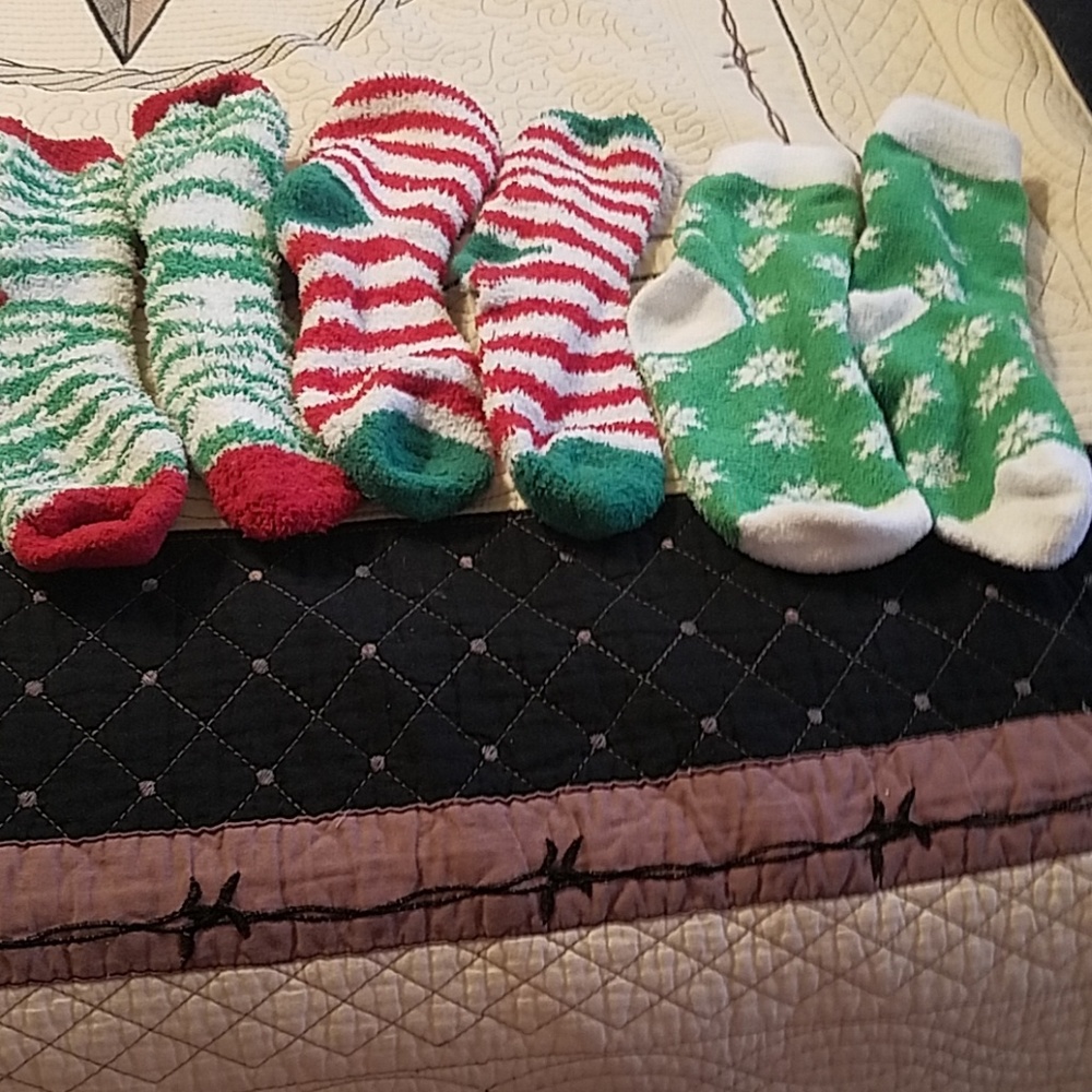 Warm Christmas socks